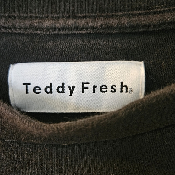 Teddy Fresh Multicolor Logo Black Crop - Picture 2 of 5